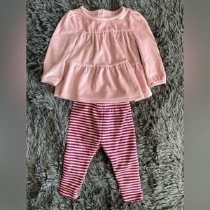 Baby GAP, Size: 18-24M, matching velour set, SO SOFT